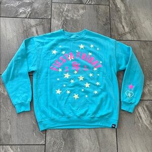 ⭐️ Slyfox Threads X Krista Horton Mom Fiest Friday Sweatshirt Size XL Oversized